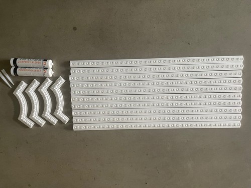 Meter wandleisten styropor - 10,