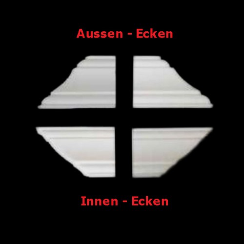 Aussen ecke zierleisten - ecke,